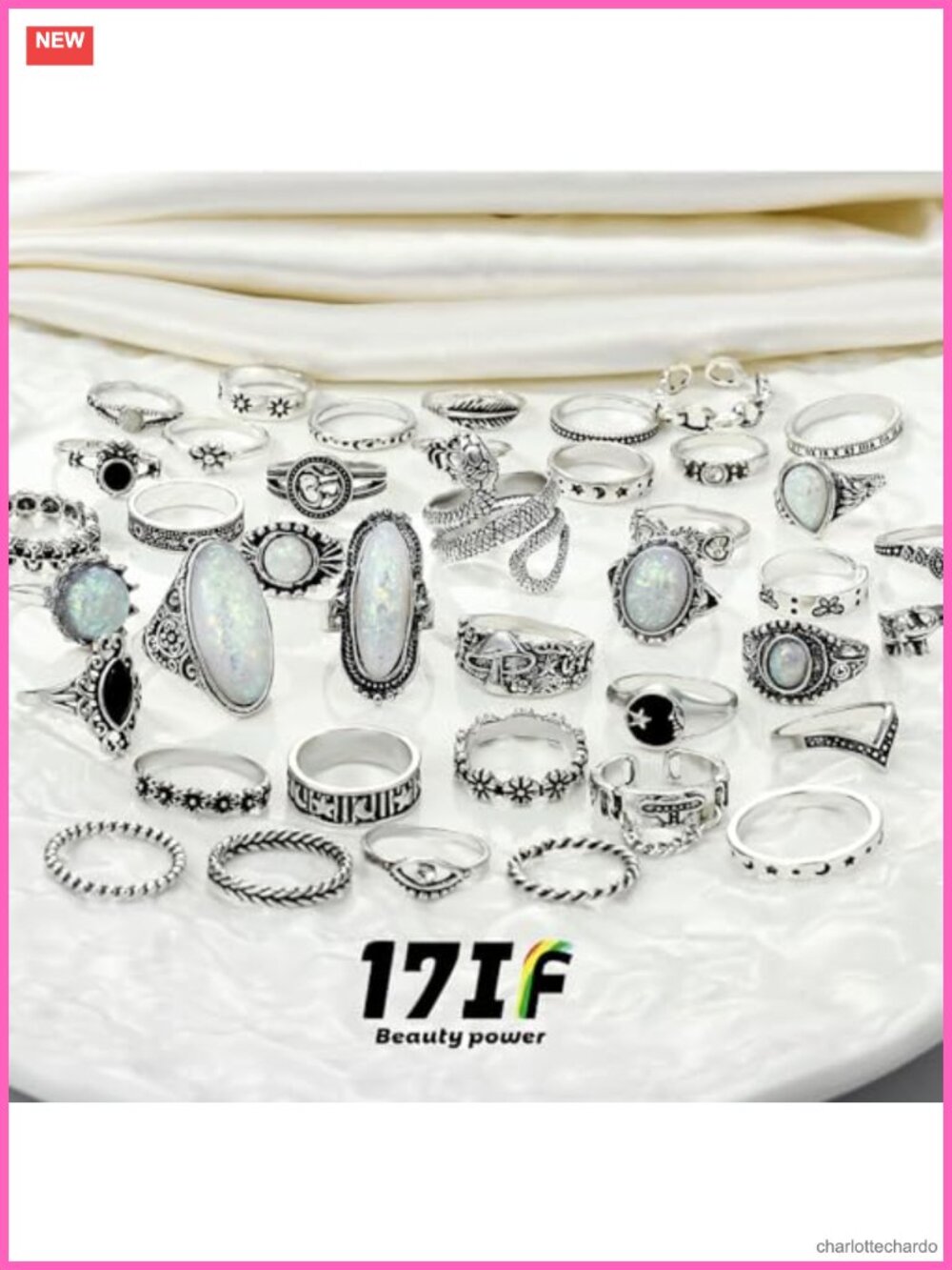 Vintage Stacking Rings Set Knuckle Rings Chunky Boho Gothic Jewelry